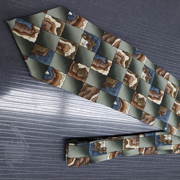 Cocktail Collection Scotch Men's Silk Necktie - Gently Used - Picture 1 of 5